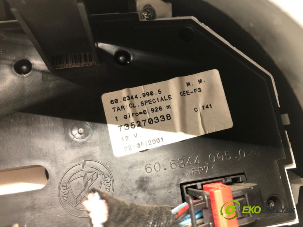 FIAT SEICENTO / 600 (187_) 1997 - 2010    1.1 (187AXB, 187AXB1A, 187AXC1A02) 40 kW [54 KM] b  Prístrojovka 735270338 (Prístrojové dosky, displeje)