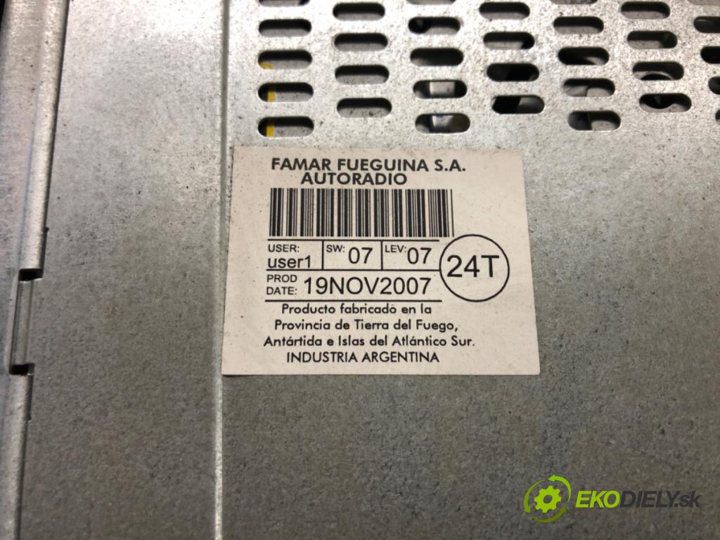 VW POLO (9N_, 9A_) 2001 - 2014    1.2 44 kW [60 KM] benzyna 2007 - 2009  RADIO 6Q0035152G (Audio zariadenia)