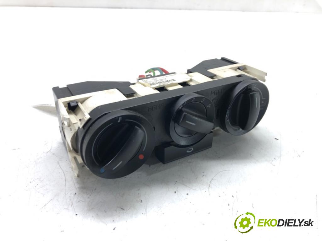 VW POLO (9N_, 9A_) 2001 - 2014    1.2 44 kW [60 KM] benzyna 2007 - 2009  Panel ovládania kúrenia 6Q0819045T (Prepínače, spínače, tlačidlá a ovládače kúrenia)