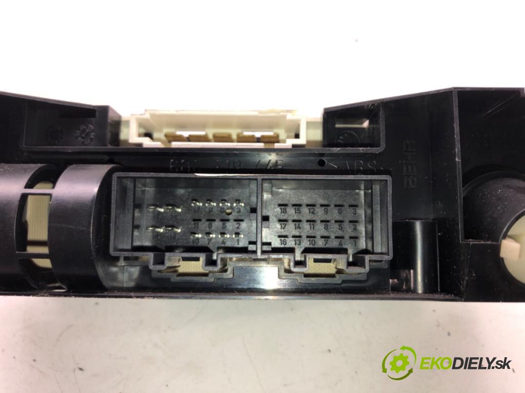 VW POLO (9N_, 9A_) 2001 - 2014    1.2 44 kW [60 KM] benzyna 2007 - 2009  Panel ovládania kúrenia 6Q0819045T (Prepínače, spínače, tlačidlá a ovládače kúrenia)