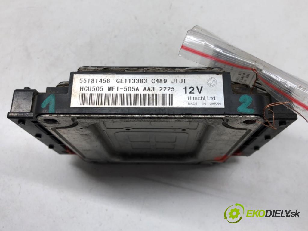 FIAT STILO (192_) 2001 - 2010    1.8 16V (192AXC1A, 192BXC1A) 98 kW [133 KM] benzyn  riadiaca jednotka Motor 55181458 (Riadiace jednotky)