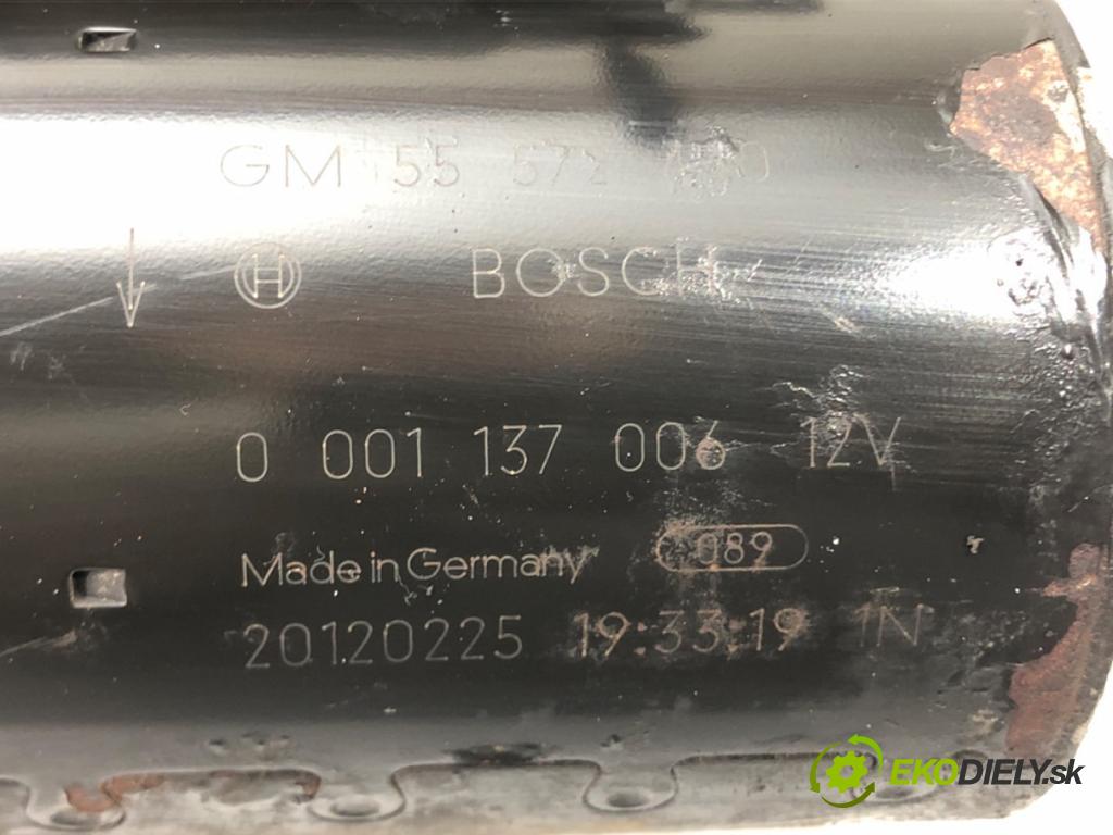 OPEL ASTRA J Sports Tourer (P10) 2010 - 2015    1.4 LPG (35) 103 kW [140 KM] Benzyna / gaz samocho  Štartér 0001137006 (Štartéry)
