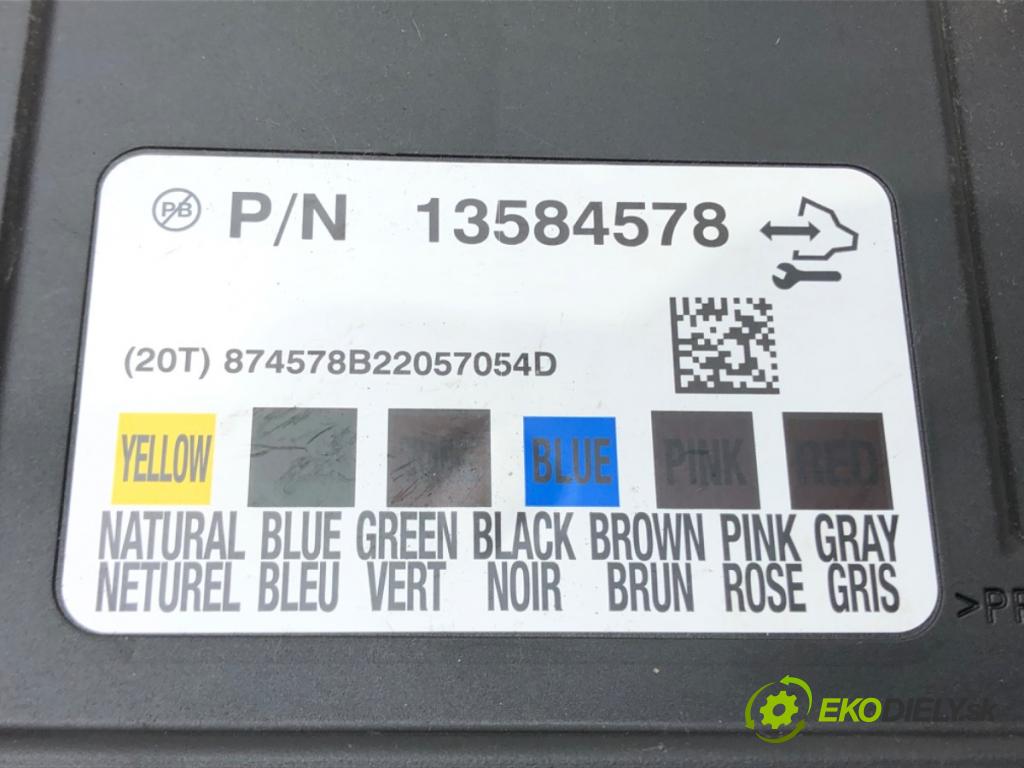 OPEL ASTRA J Sports Tourer (P10) 2010 - 2015    1.4 LPG (35) 103 kW [140 KM] Benzyna / gaz samocho  Modul komfortu 13584578 (Moduly komfortu)