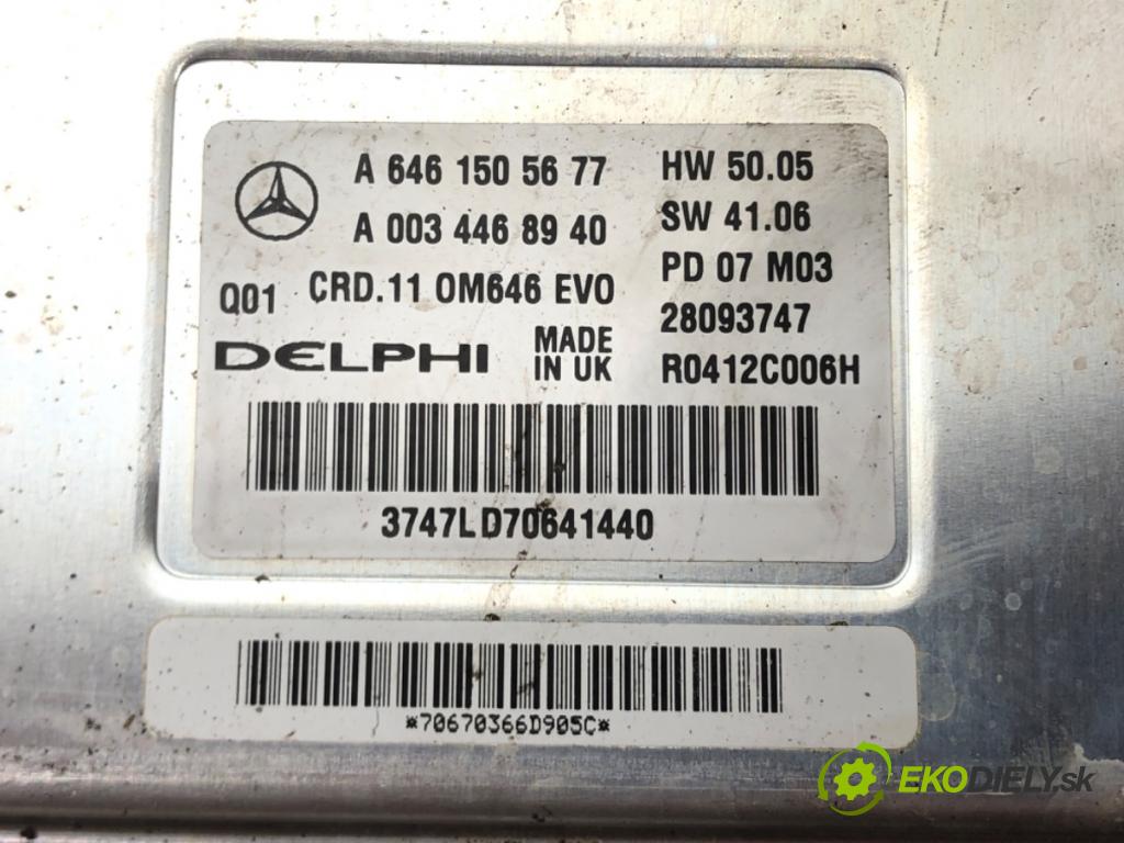 MERCEDES-BENZ KLASA E (W211) 2002 - 2009    E 220 CDI (211.008) 125 kW [170 KM] olej napędowy   riadiaca jednotka Motor A6461505677 (Riadiace jednotky)