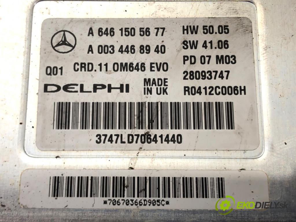 MERCEDES-BENZ KLASA E (W211) 2002 - 2009    E 220 CDI (211.008) 125 kW [170 KM] olej napędowy   riadiaca jednotka Motor A6461505677 (Riadiace jednotky)