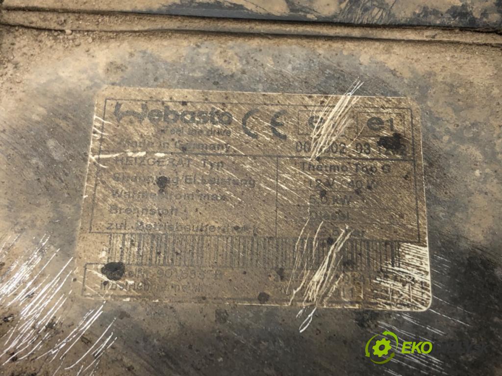 CITROEN JUMPY (VF7) 2007 - 2016    2.0 HDi 140 100 kW [136 KM] olej napędowy 2007 - 2  Webasto 5.0kW (Webasto ohřívače)