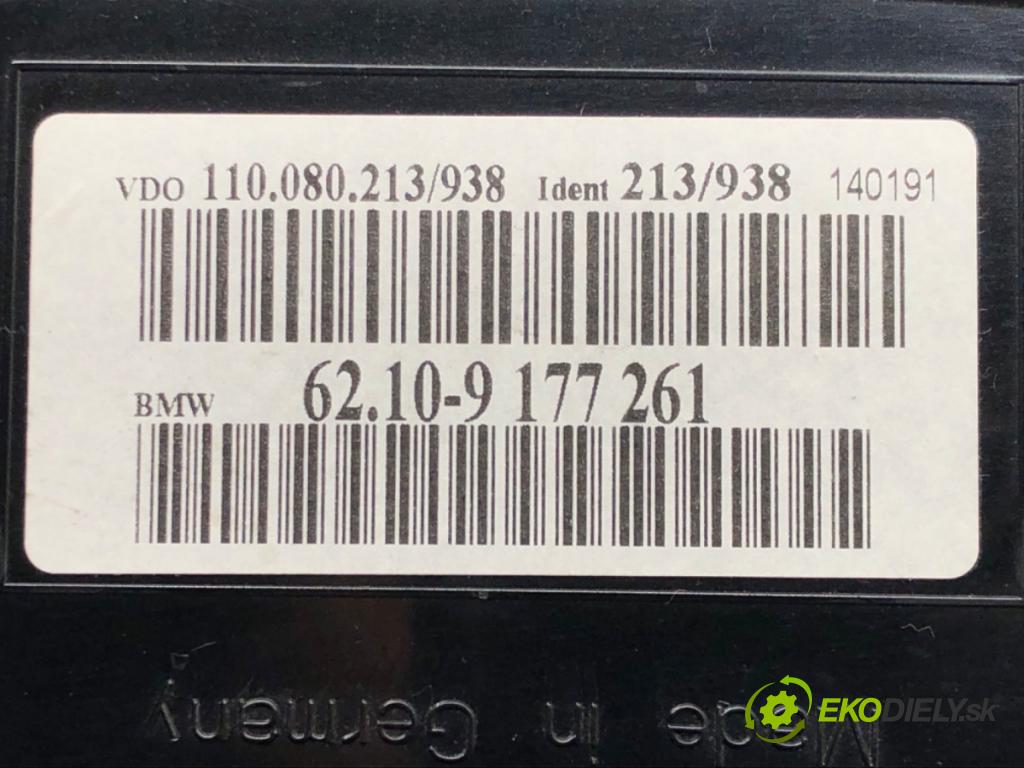 BMW 5 Touring (E61) 2004 - 2010    530 d 173 kW [235 KM] olej napędowy 2007 - 2010  Prístrojovka 9177261 (Prístrojové dosky, displeje)