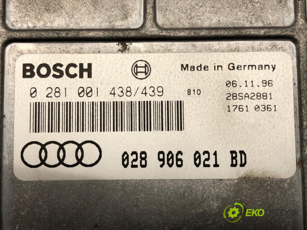 AUDI A4 B5 (8D2) 1994 - 2001    1.9 TDI 66 kW [90 KM] olej napędowy 1995 - 2000  riadiaca jednotka Motor 0281001438 (Riadiace jednotky)