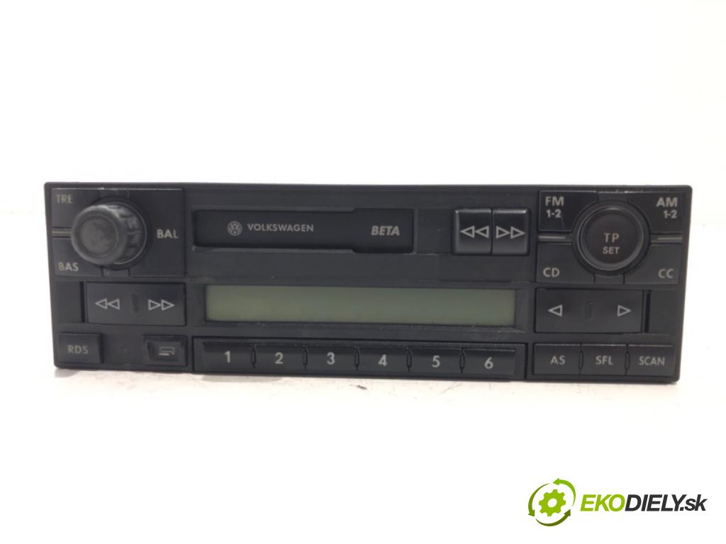 VW POLO (9N_, 9A_) 2001 - 2014    1.4 16V 55 kW [75 KM] benzyna 2001 - 2008  RADIO 6X0035152C (Audio zariadenia)