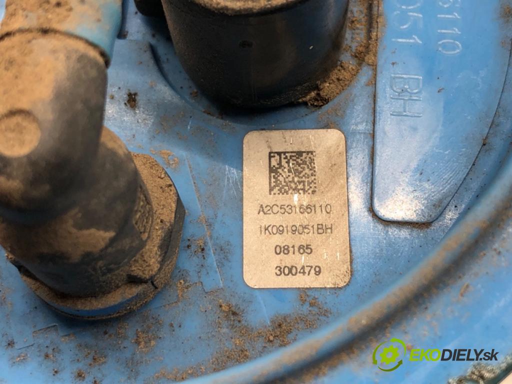 VW GOLF V (1K1) 2003 - 2010    1.4 TSI 90 kW [122 KM] benzyna 2007 - 2008  pumpa paliva 1K0919051BH