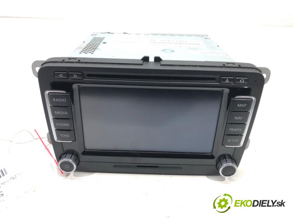 VW PASSAT B6 Variant (3C5) 2005 - 2011    1.9 TDI 77 kW [105 KM] olej napędowy 2005 - 2010  RADIO Navigácia 1T0035680A (Audio zariadenia)