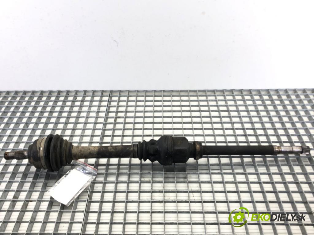 PEUGEOT PARTNER Nadwozie pełne/minivan (5_, G_) 1996 - 2022    1.6 HDi 90 66 kW [90 KM] olej napędowy 2005 - 2015  Poloos pravá  (Poloosy)