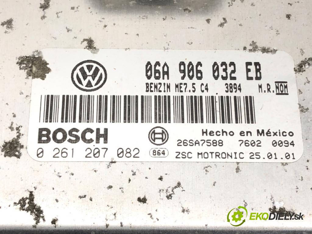 VW NEW BEETLE (9C1, 1C1) 1998 - 2010    2.0 85 kW [115 KM] benzyna 1998 - 2010  riadiaca jednotka Motor 06A906032EB 0261207082 (Riadiace jednotky)