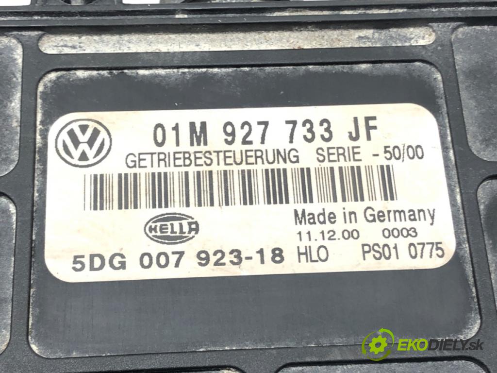 VW NEW BEETLE (9C1, 1C1) 1998 - 2010    2.0 85 kW [115 KM] benzyna 1998 - 2010  Modul Riadiaca jednotka prevodovky 01M927733JF