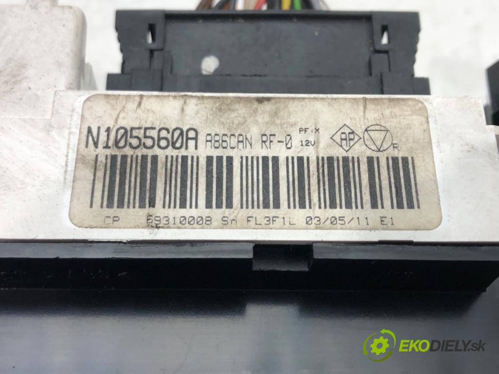 CITROEN C3 I (FC_, FN_) 2002 - 2022    1.4 HDi 50 kW [68 KM] olej napędowy 2002 - 2022  Panel ovládania kúrenia N105560A (Prepínače, spínače, tlačidlá a ovládače kúrenia)
