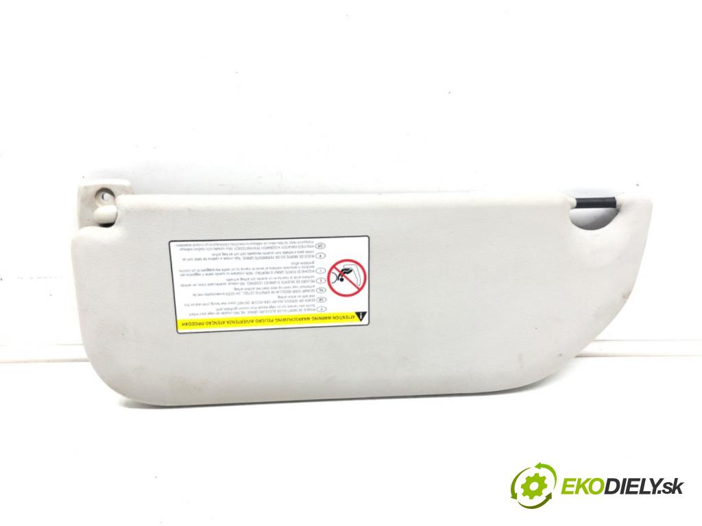 CITROEN C3 I (FC_, FN_) 2002 - 2022    1.4 HDi 50 kW [68 KM] olej napędowy 2002 - 2022  Clona slnečná pravy