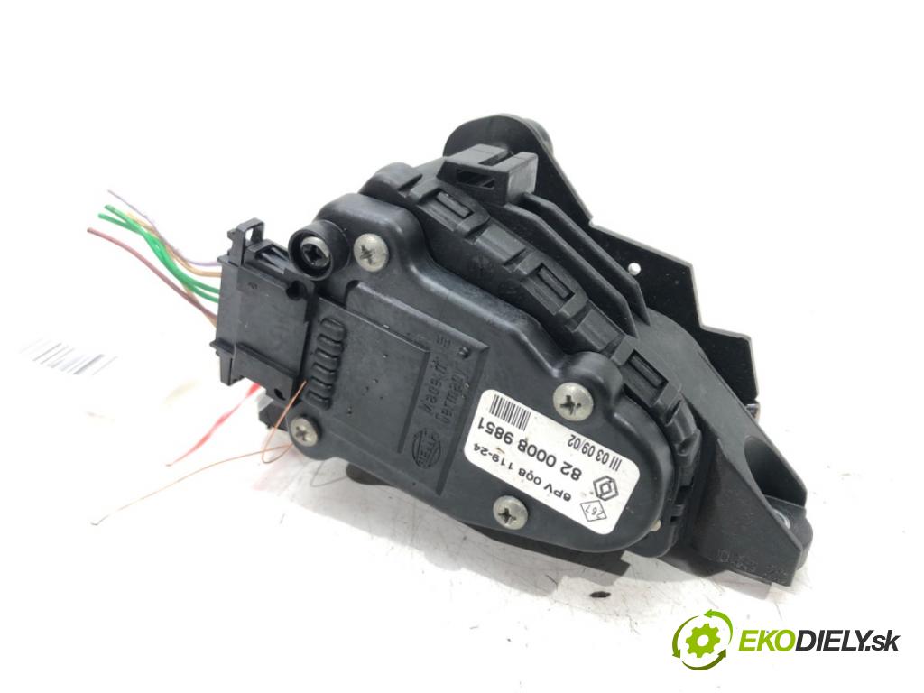 RENAULT CLIO II (BB_, CB_) 1998 - 2016 1.2 16V (BB05, BB0W, BB11, BB27, BB2T, BB2U, BB2V, Potenciometer plynového pedálu 8200089851 (Pedále)