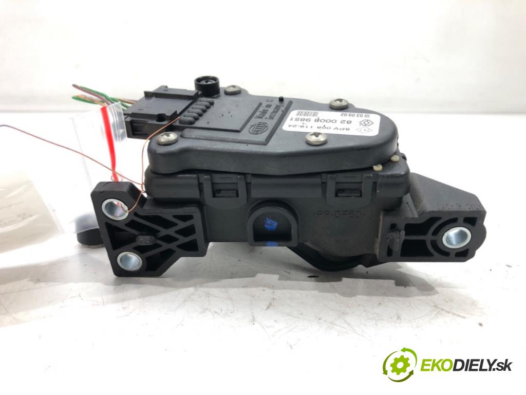RENAULT CLIO II (BB_, CB_) 1998 - 2016 1.2 16V (BB05, BB0W, BB11, BB27, BB2T, BB2U, BB2V, Potenciometer plynového pedálu 8200089851 (Pedále)
