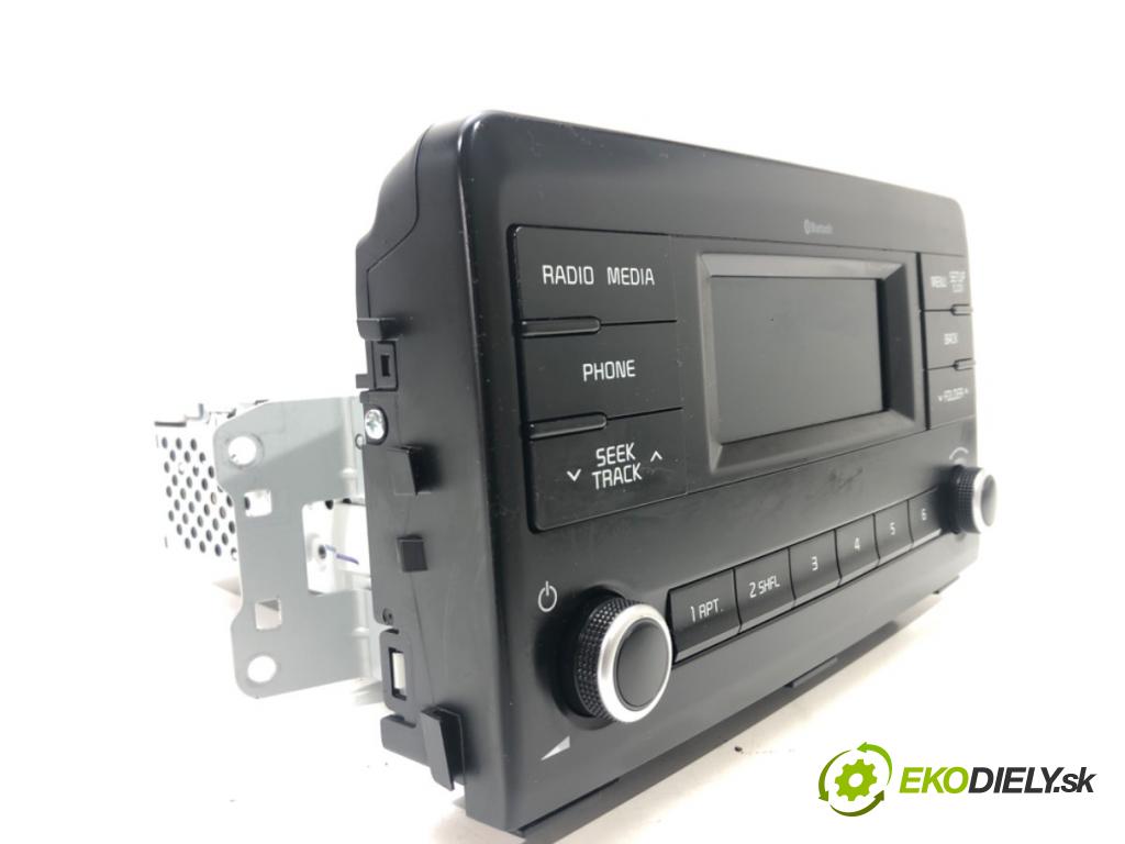 KIA RIO IV (YB, SC, FB) 2017 - 2022    1.4 74 kW [101 KM] benzyna 2017 - 2022  RADIO 96150H8650WK (Audio zariadenia)