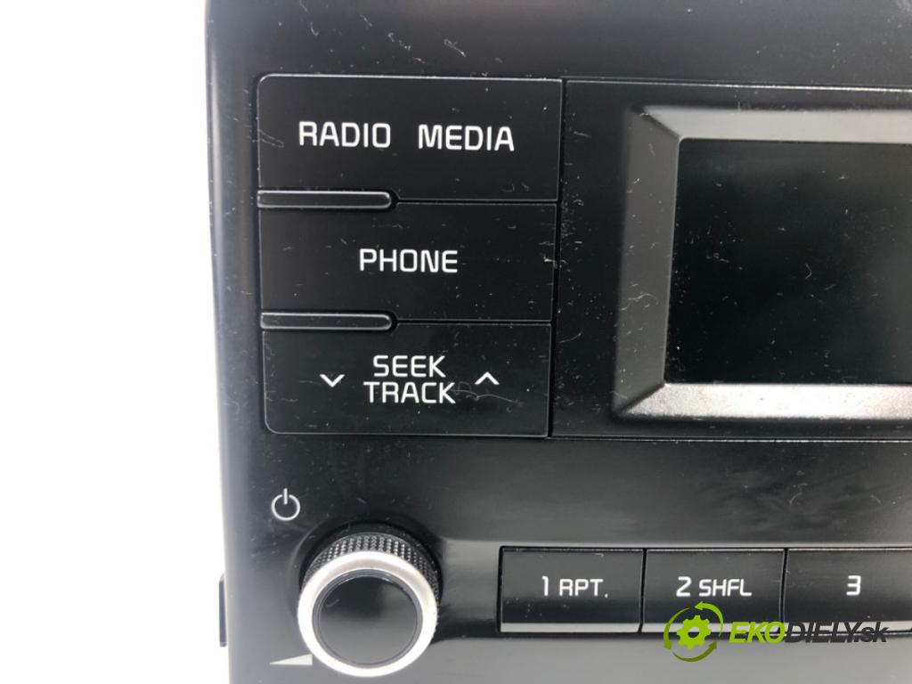 KIA RIO IV (YB, SC, FB) 2017 - 2022    1.4 74 kW [101 KM] benzyna 2017 - 2022  RADIO 96150H8650WK (Audio zariadenia)