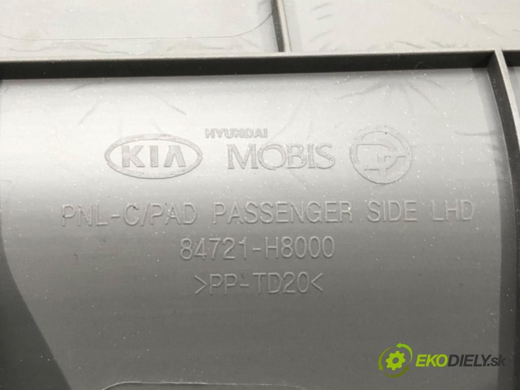 KIA RIO IV (YB, SC, FB) 2017 - 2022    1.4 74 kW [101 KM] benzyna 2017 - 2022  lišty kryt 84721-H8000 (Lišty)