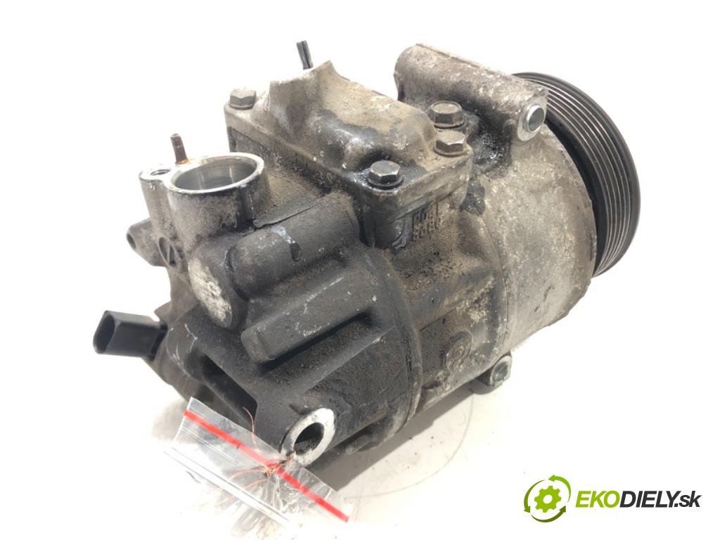 VW PASSAT B6 Variant (3C5) 2005 - 2011    2.0 TDI 103 kW [140 KM] olej napędowy 2005 - 2009  Kompresor klimatizácie 1K0820859F (Kompresory klimatizácie)
