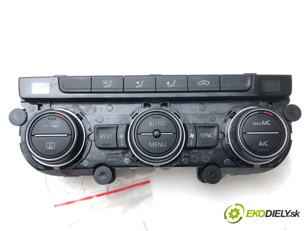 VW PASSAT B8 (3G2, CB2) 2014 - 2022    ---  Panel ovládania kúrenia 5G0907044BF (Prepínače, spínače, tlačidlá a ovládače kúrenia)
