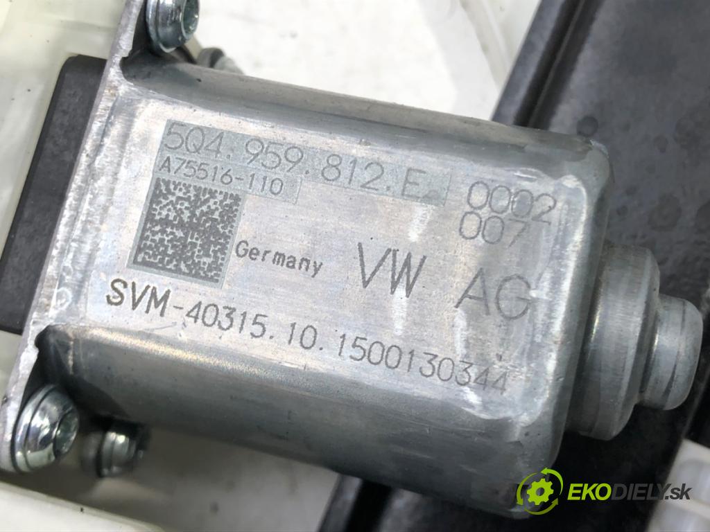 VW PASSAT B8 (3G2, CB2) 2014 - 2022 --- mechanismus okna levý zadní část 3G5839461A
