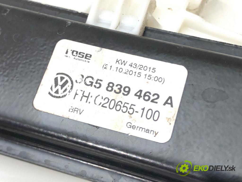 VW PASSAT B8 (3G2, CB2) 2014 - 2022 --- mechanismus okna pravý zadní část 3G5839462A