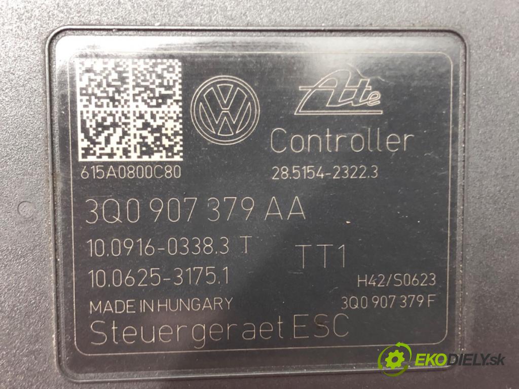 VW PASSAT B8 (3G2, CB2) 2014 - 2022    2.0 TDI 110 kW [150 KM] olej napędowy 2014 - 2022  Pumpa ABS 3Q0907379AA (Pumpy ABS)