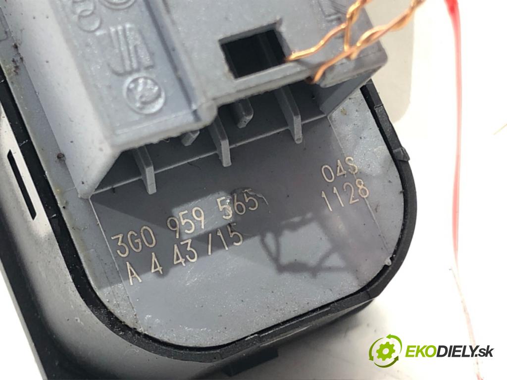 VW PASSAT B8 (3G2, CB2) 2014 - 2022    ---  Prepínač nastavenia spätných zrkadiel 3G0959565 (Prepínače, spínače, tlačidlá a ovládače kúrenia)
