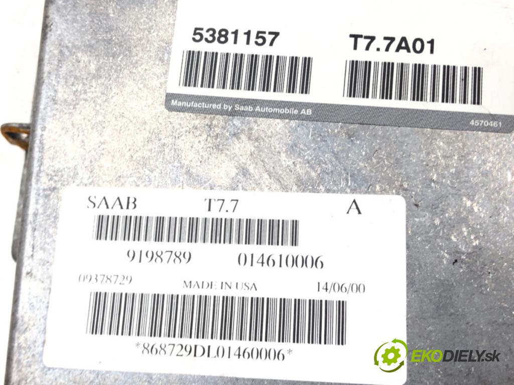 SAAB 9-5 (YS3E) 1997 - 2009    2.3 t 125 kW [170 KM] benzyna 1997 - 2009  riadiaca jednotka Motor 5381157 (Riadiace jednotky)