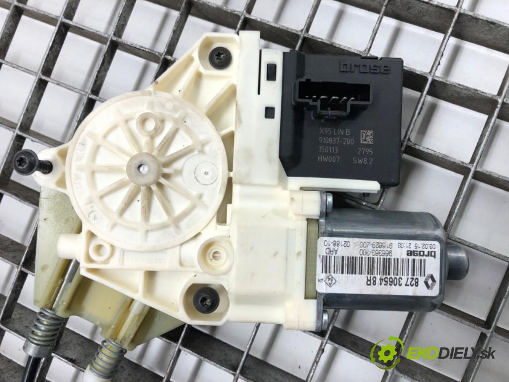 RENAULT FLUENCE (L3_) 2010 - 2022    1.6 16V (L304, L305, L30H) 82 kW [111 KM] benzyna   mechanismus okna pravý zadní část 827306548R