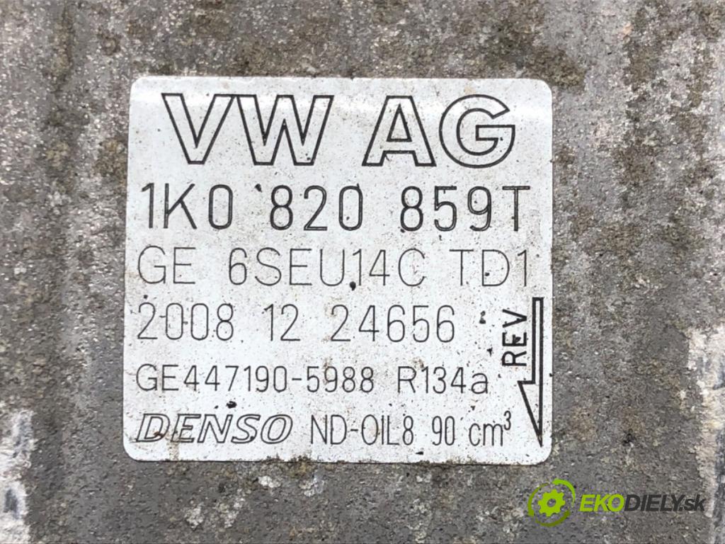 SKODA OCTAVIA II Combi (1Z5) 2004 - 2013    1.6 75 kW [102 KM] benzyna 2004 - 2013  Kompresor klimatizácie 1K0820859T (Kompresory klimatizácie)