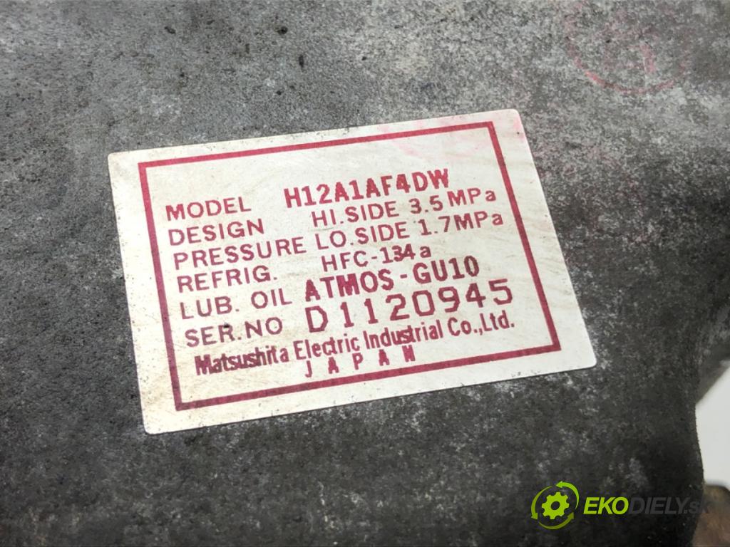 MAZDA 6 Station Wagon (GY) 2002 - 2008    2.3 (GY3W) 122 kW [166 KM] benzyna 2002 - 2008  Kompresor klimatizácie H12A1AF4DW (Kompresory klimatizácie)
