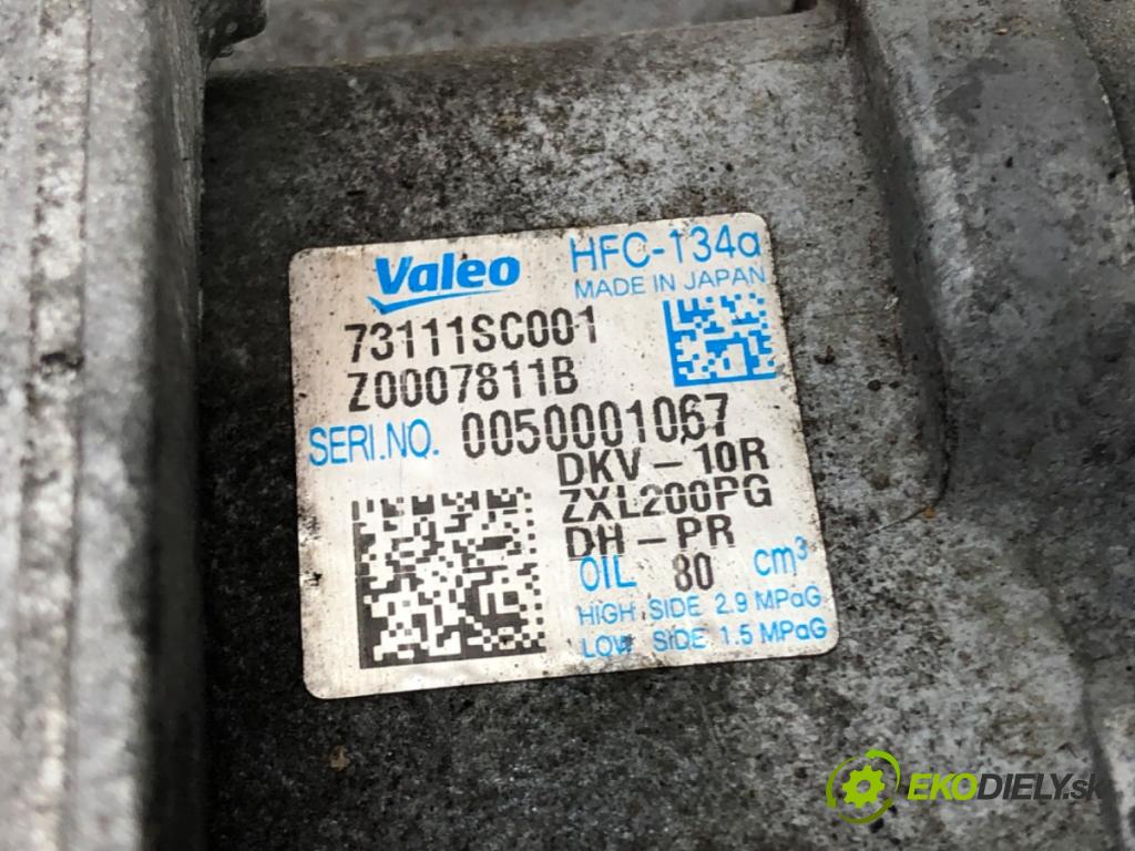 SUBARU FORESTER (SH_) 2007 - 2022    2.0 D AWD (SHH) 108 kW [147 KM] olej napędowy 2008  Kompresor klimatizácie 73111SC001 (Kompresory klimatizácie)