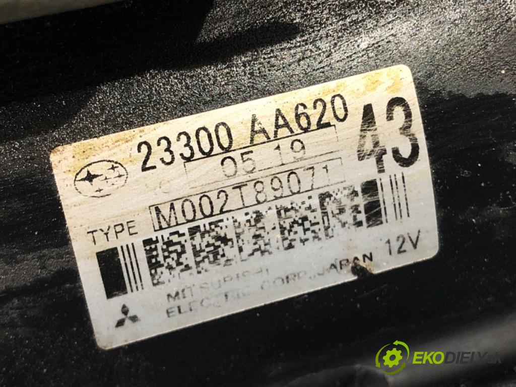 SUBARU FORESTER (SH_) 2007 - 2022    2.0 D AWD (SHH) 108 kW [147 KM] olej napędowy 2008  Štartér 23300AA620 (Štartéry)