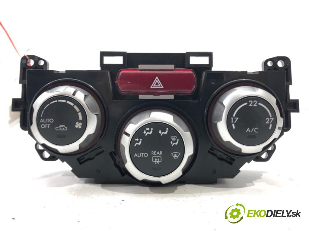 SUBARU FORESTER (SH_) 2007 - 2022    2.0 D AWD (SHH) 108 kW [147 KM] olej napędowy 2008  Panel ovládania kúrenia 72311SC060 (Prepínače, spínače, tlačidlá a ovládače kúrenia)