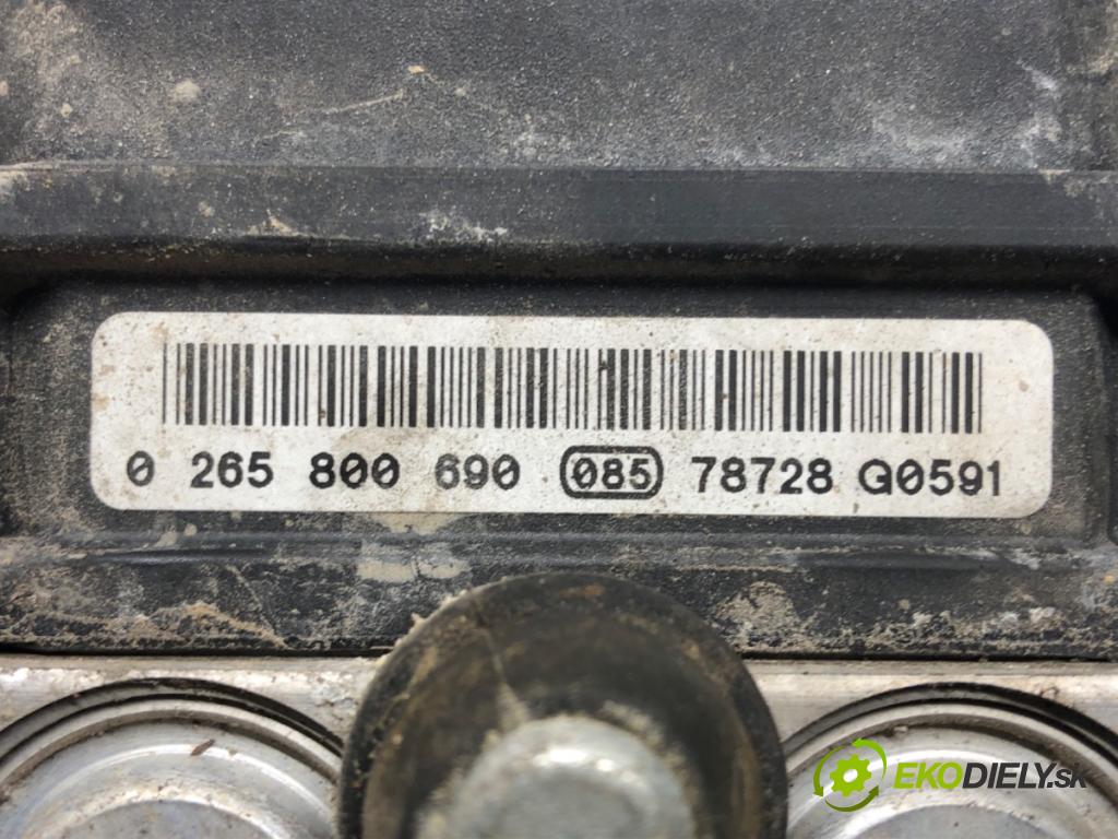 FIAT GRANDE PUNTO (199_) 2005 - 2022    1.4 16V (199BXG1B, 199AXG1B) 70 kW [95 KM] benzyna  Pumpa ABS 0265232053 5179810 (Pumpy ABS)