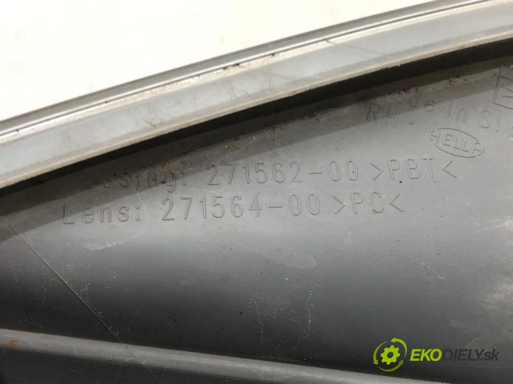 CITROEN C5 III (RD_) 2008 - 2022    1.8 16V 92 kW [125 KM] benzyna 2008 - 2022  hmlové svetlo, hmlovka pravý přední část 271562-00