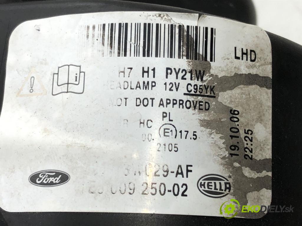 FORD S-MAX (WA6) 2006 - 2014    1.8 TDCi 92 kW [125 KM] olej napędowy 2006 - 2014  Svetlomet pravy predný 6M21-13W029-AF
