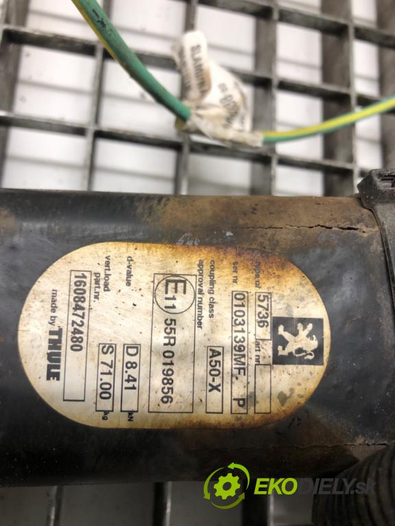 PEUGEOT 308 SW II (LC_, LJ_, LR_, LX_, L4_) 2014 - 2021    1.6 BlueHDi 120 88 kW [120 KM] olej napędowy 2014   Hák tažné zařízení 1608472480