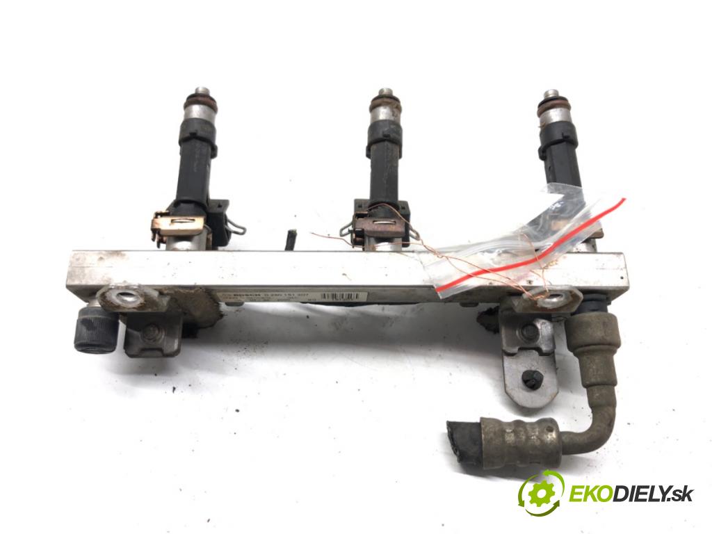 OPEL CORSA C (X01) 2000 - 2009    1.0 (F08, F68) 44 kW [60 KM] benzyna 2003 - 2009  Lišta vstrekovacia 0280158501 (Vstrekovacie lišty)