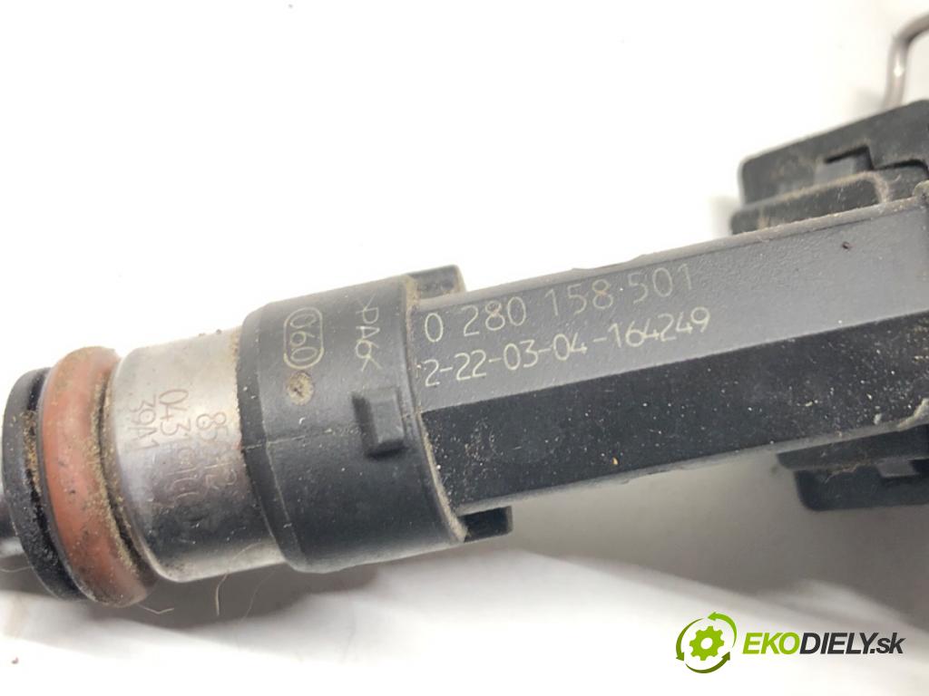 OPEL CORSA C (X01) 2000 - 2009    1.0 (F08, F68) 44 kW [60 KM] benzyna 2003 - 2009  Lišta vstrekovacia 0280158501 (Vstrekovacie lišty)