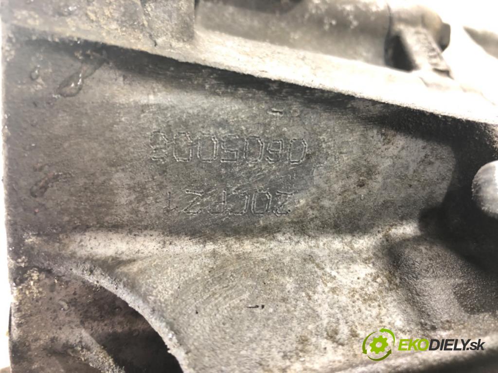 CITROEN C2 (JM_) 2003 - 2017    1.4 54 kW [73 KM] benzyna 2003 - 2009  Prevodovka 20CP21 (Prevodovky)