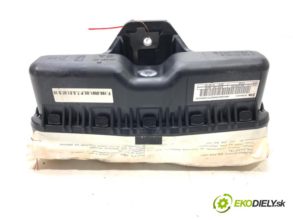 FIAT PUNTO EVO (199_) 2008 - 2022    1.3 D Multijet 70 kW [95 KM] olej napędowy 2009 -   AirBag spolujazdca 00518284450 (Airbagy)