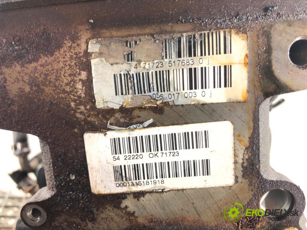 FIAT DOBLO Nadwozie pełne/minivan (223_) 2000 - 2022    1.9 JTD Multijet 88 kW [120 KM] olej napędowy 2006  Motor 186A9000 (Motory (kompletné))