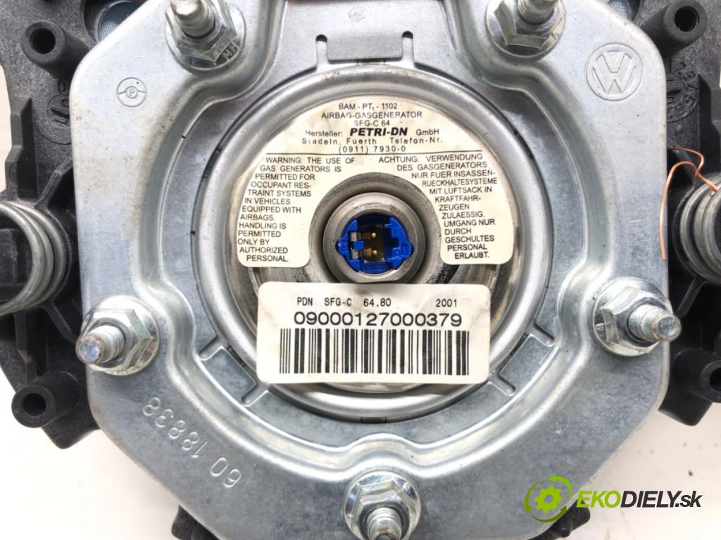 VW POLO (9N_, 9A_) 2001 - 2014    1.2 12V 47 kW [64 KM] benzyna 2001 - 2007  AirBag volantu 6Q0880201G (Airbagy)