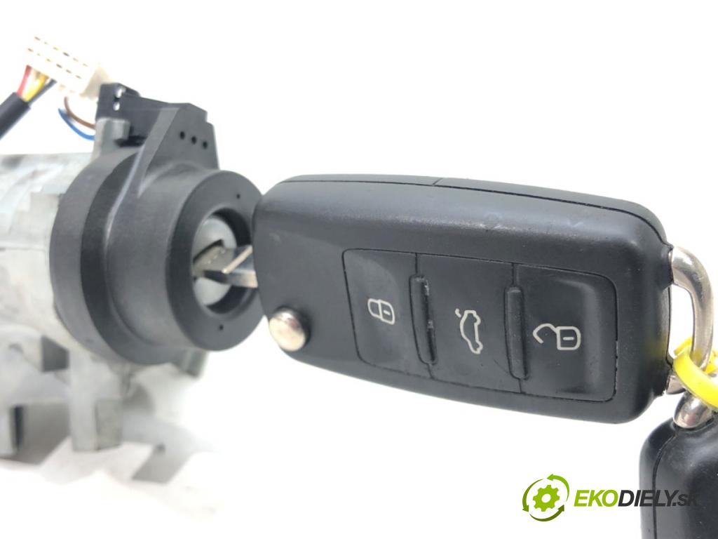 VW TOURAN (1T3) 2010 - 2015    1.6 TDI 77 kW [105 KM] olej napędowy 2010 - 2015  spinačka 1K0905851 (Spínacie skrinky a kľúče)