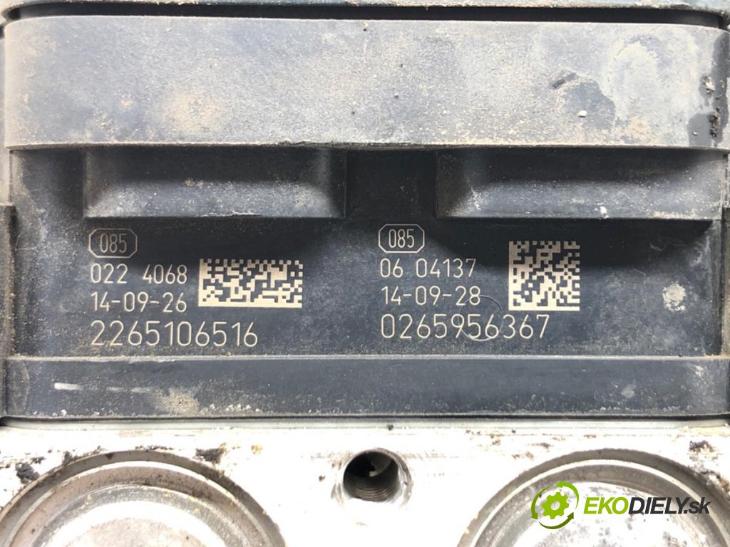 FIAT FIORINO Nadwozie pełne/minivan (225_) 2007 - 2022    1.4 (225AXA1A, 225BXA1A) 57 kW [78 KM] benzyna 200  Pumpa ABS 0265956367 (Pumpy ABS)